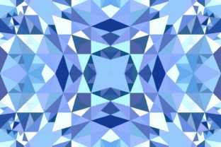 Download Blue Seamless Triangle Mandala Pattern - Triangle mandala Collection