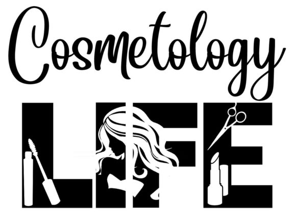Download Cosmetology LIFE SVG File for the Cricut - Cosmetology Collection